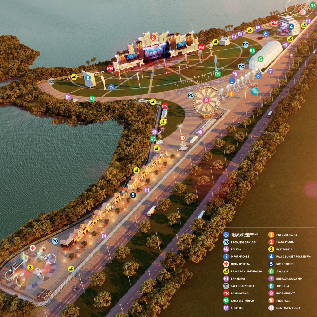 Foto: Arte / Site Rock in Rio